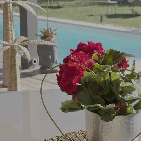 Panzió Romantique Le Temps D'un Instant Loveroom Hammam Jacuzzi Piscine