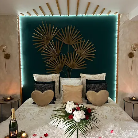 Panzió Romantique Le Temps D'un Instant Loveroom Hammam Jacuzzi Piscine Villeneuve